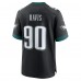 Игровая джерси Jordan Davis Philadelphia Eagles Nike Alternate Game - Black