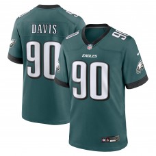 Jordan Davis Philadelphia Eagles Nike Team Game Jersey - Midnight Green