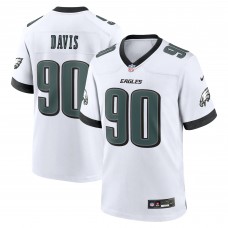 Игровая джерси Jordan Davis Philadelphia Eagles Nike White Game - White