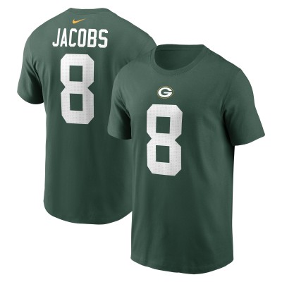 Футболка Green Bay Packers Josh Jacobs Nike Green Player
