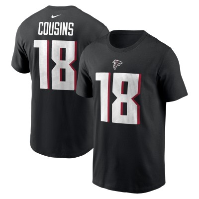 Футболка Kirk Cousins Atlanta Falcons Nike Player Name & Number - Black