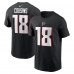 Футболка Kirk Cousins Atlanta Falcons Nike Player Name & Number - Black
