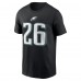 Футболка Saquon Barkley Philadelphia Eagles Nike Player Name & Number - Black