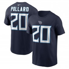 Футболка Tony Pollard Tennessee Titans Nike Player Name & Number - Navy