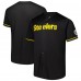 Pittsburgh Steelers Fanatics Black Pop Full-Button Jersey