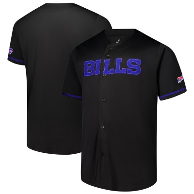 Buffalo Bills Fanatics Black Pop Full-Button Jersey