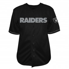 Las Vegas Raiders Fanatics Black Pop Full-Button Jersey
