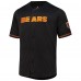 Chicago Bears Fanatics Black Pop Full-Button Jersey