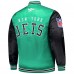 New York Jets Mitchell & Ness Kelly Green Team Satin Jacket