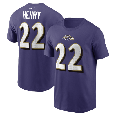 Футболка Baltimore Ravens Derrick Henry Nike Purple Name & Number