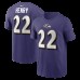 Футболка Derrick Henry Baltimore Ravens Nike Player Name & Number - Purple
