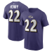 Футболка Baltimore Ravens Derrick Henry Nike Purple Name & Number Футболка Baltimore Ravens Derrick Henry Nike Purple Name & Number