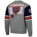 Кофта Chicago Bears Mitchell & Ness Heather Gray All Over 4.0 Vintage Logo