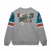 Кофта Miami Dolphins Mitchell & Ness Heather Gray All Over 4.0 Vintage Logo