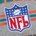 Кофта Miami Dolphins Mitchell & Ness Heather Gray All Over 4.0 Vintage Logo