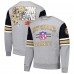 Кофта New Orleans Saints Mitchell & Ness Heather Gray All Over 4.0 Vintage Logo Кофта New Orleans Saints Mitchell & Ness Heather Gray All Over 4.0 Vintage Logo