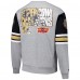 Кофта New Orleans Saints Mitchell & Ness Heather Gray All Over 4.0 Vintage Logo