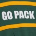Толстовка Green Bay Packers Green Vintage Logo Head Coach Fleece