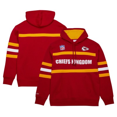 Толстовка на флисе Kansas City Chiefs Vintage Logo Head Coach Fleece - Red