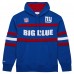 New York Giants Royal Vintage Logo Head Coach Fleece Pullover Hoodie