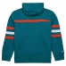 Толстовка Miami Dolphins Aqua Vintage Logo Head Coach Fleece