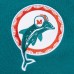 Толстовка Miami Dolphins Aqua Vintage Logo Head Coach Fleece
