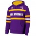 Толстовка на флисе Minnesota Vikings Vintage Logo Head Coach Fleece - Purple
