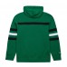New York Jets Kelly Green Vintage Logo Head Coach Fleece Pullover Hoodie