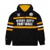 Толстовка Pittsburgh Steelers Vintage Logo Head Coach Fleece - Black