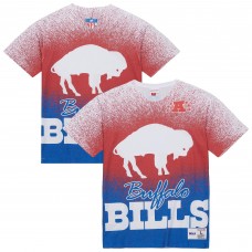 Футболка Buffalo Bills Mitchell & Ness Team Burst Vintage Logo - White