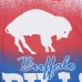 Футболка Buffalo Bills Mitchell & Ness Team Burst Vintage Logo - White