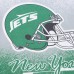 New York Jets Mitchell & Ness White Team Burst Vintage Logo T-Shirt