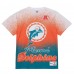 Футболка Miami Dolphins Mitchell & Ness White Team Burst Vintage Logo