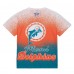 Футболка Miami Dolphins Mitchell & Ness White Team Burst Vintage Logo