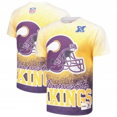 Футболка Minnesota Vikings Mitchell & Ness Team Burst Vintage Logo - White