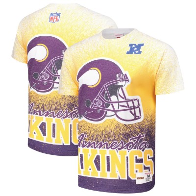 Футболка Minnesota Vikings Mitchell & Ness Team Burst Vintage Logo - White