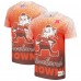 Футболка Cleveland Browns Mitchell & Ness White Team Burst Vintage Logo Футболка Cleveland Browns Mitchell & Ness White Team Burst Vintage Logo