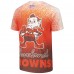 Футболка Cleveland Browns Mitchell & Ness White Team Burst Vintage Logo
