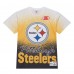 Футболка Pittsburgh Steelers Mitchell & Ness Team Burst Vintage Logo - White