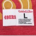 San Francisco 49ers Mitchell & Ness White Team Burst Vintage Logo T-Shirt