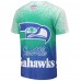 Seattle Seahawks Mitchell & Ness White Team Burst Vintage Logo T-Shirt