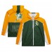 Green Bay Packers Mitchell & Ness Green/Gold Big Shot Premium Full-Zip Windbreaker