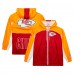 Kansas City Chiefs Mitchell & Ness Big Shot Premium Full-Zip Windbreaker- Red
