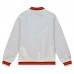 San Francisco 49ers Mitchell & Ness White Vintage Logo Satin Full-Snap Jacket