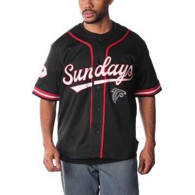 Unisex Atlanta Falcons The Wild Collective Black Sundays Baseball Jersey
