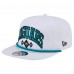Jacksonville Jaguars New Era White Diamond Golfer Snapback Hat