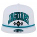 Jacksonville Jaguars New Era White Diamond Golfer Snapback Hat