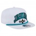 Jacksonville Jaguars New Era White Diamond Golfer Snapback Hat