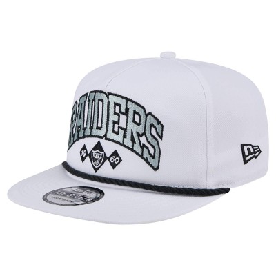 Бейсболка Las Vegas Raiders New Era Diamond Golfer - White