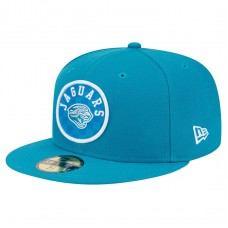 Бейсболка Jacksonville Jaguars New Era Teal Checkered 59FIFTY